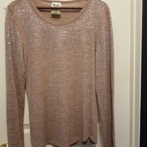 Vocal Heathered Knit Top